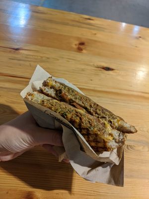 Hot Sandwich at Veg Machine in Tallinn