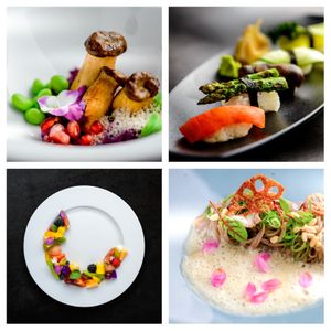Vagen Tasting Menu Collage at MUN Restaurant in Munich