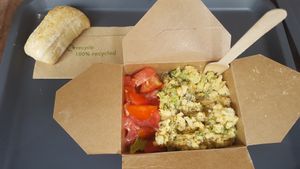 salad with chickpeas at Tree House in Nantes