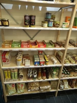 Shelves at Tree House in Nantes