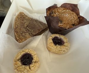 Gluten-free vegan options as well!  at Black Currant Bakehouse in Union Pier