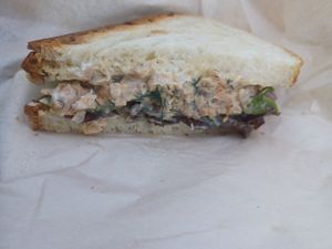 Chickpea salad sandwich at Black Currant Bakehouse in Union Pier