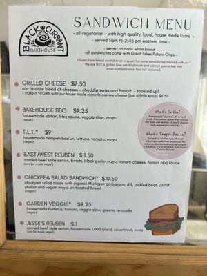   at Black Currant Bakehouse in Union Pier