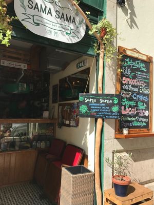 Cute exterior  at Sama Sama Catering in Lisbon