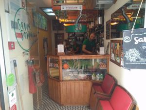 inside at Sama Sama Catering in Lisbon