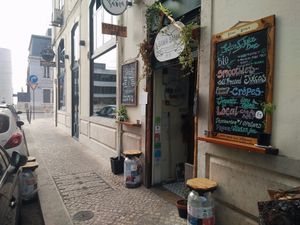view from the street at Sama Sama Catering in Lisbon