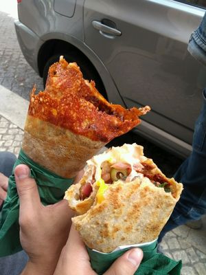 pancakes at Sama Sama Catering in Lisbon