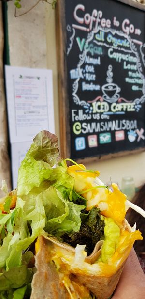 Alma crepe at Sama Sama Catering in Lisbon