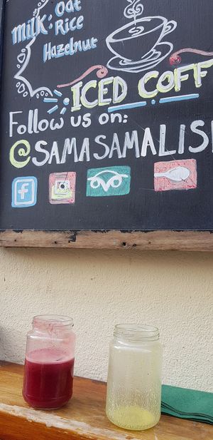 Juice and smoothie at Sama Sama Catering in Lisbon