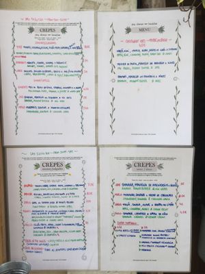 Menu at Sama Sama Catering in Lisbon