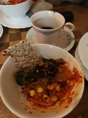 Coffee with lunch at be'kech in Berlin