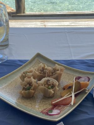 Crispy Corn Cups  at Just Veg in Kanifushi