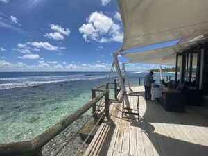 Veranda  at Just Veg in Kanifushi