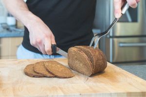 serving up the Seitan  at Kou's Kitchen in Cardiff