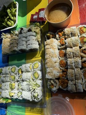 Take out only    at Sushi Nori in Napanee