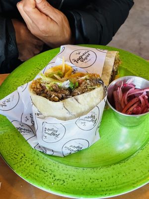 Burrito de asada   at La Taqueria Vegiee in Tijuana