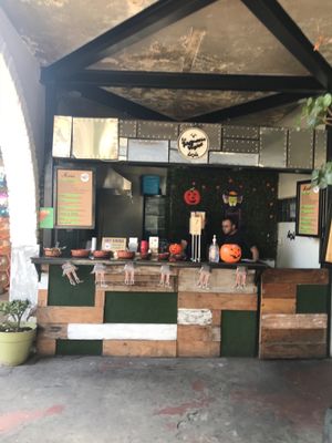 Truck at La Taqueria Vegiee in Tijuana