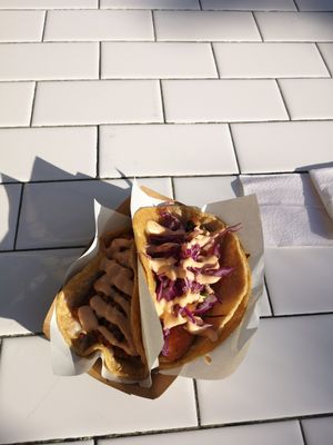 Vegan Tacos at La Taqueria Vegiee in Tijuana