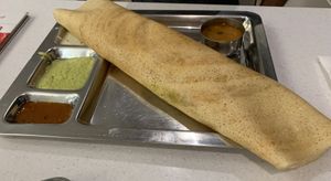 Dosha masala (de patatas)  at Saravana Bhavan - Silom in Bangkok