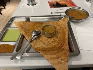 Mysore masala dosa  at Saravana Bhavan - Silom in Bangkok
