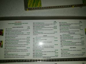 Menu 2 at Saravana Bhavan - Silom in Bangkok