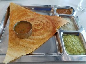mysore masala dosa at Saravana Bhavan - Silom in Bangkok