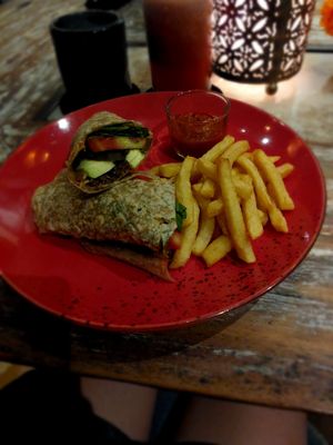 "Love Burger" at Clear Cafe in Ubud