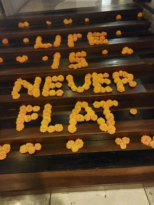 Stairs at Clear Cafe in Ubud