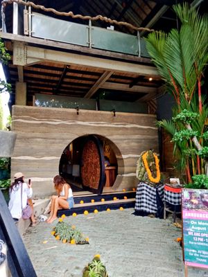 Front of restaurant at Clear Cafe in Ubud