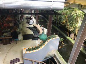 Seating  at Clear Cafe in Ubud