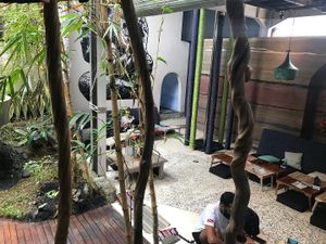 Seating at Clear Cafe in Ubud