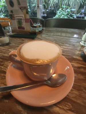 Cappuccino at Clear Cafe in Ubud