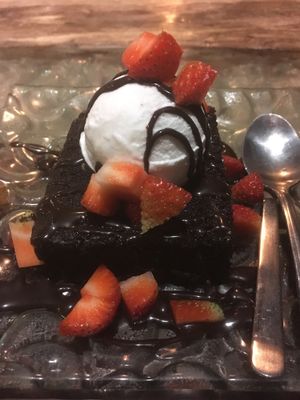 Brownie  at Clear Cafe in Ubud