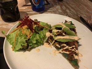 Made pizza  at Clear Cafe in Ubud