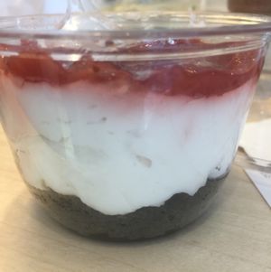 cheese cake, sweetness is just right  at Vegan Nation in Athens