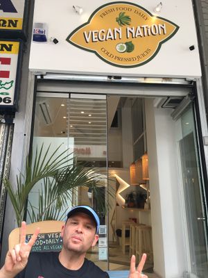 Excellent food and great location! at Vegan Nation in Athens