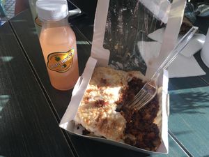 Vegan moussaka! at Vegan Nation in Athens