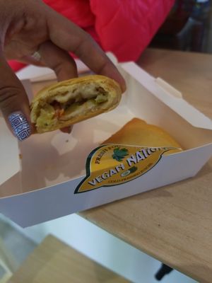 Veggie pie at Vegan Nation in Athens