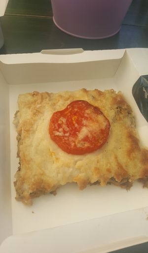 Lasagna at Vegan Nation in Athens