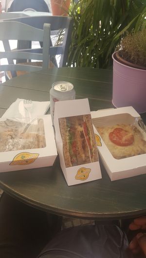 The three amigos at Vegan Nation in Athens