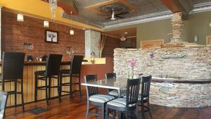 Interior decor  at Water Garden Cafe in Cleveland