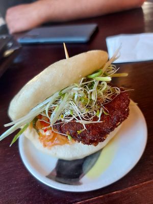 Vegan bao at Fat Ramen in Helsinki