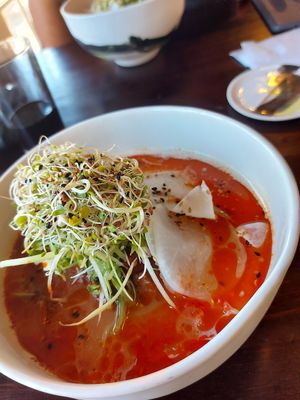 Spicy tofu ramen at Fat Ramen in Helsinki