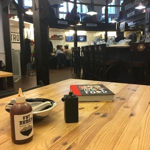 Market hall at Fat Ramen in Helsinki