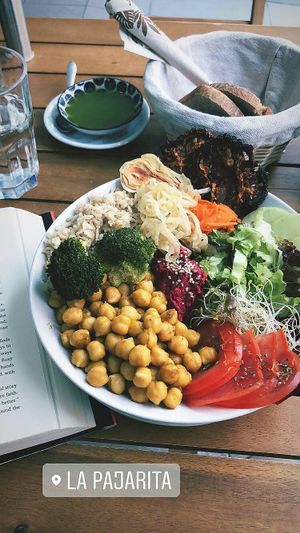  Vegan buddhabowl at La Pajarita in Tenerife