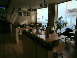 Interior. The restaurant is located in am area with small shops and mostly Canarios, a little way from the crowds but just 10 min from the beach. at Cervecería Passion in Gran Canaria