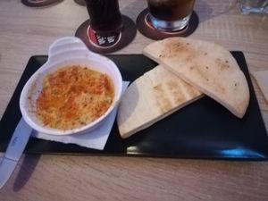 Hummus at Cervecería Passion in Gran Canaria