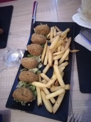 Croquetas veganas at Cervecería Passion in Gran Canaria