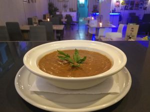 Crema de calabacín  at Cervecería Passion in Gran Canaria