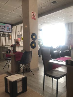 Lovely cafe/restaurant  at Cervecería Passion in Gran Canaria